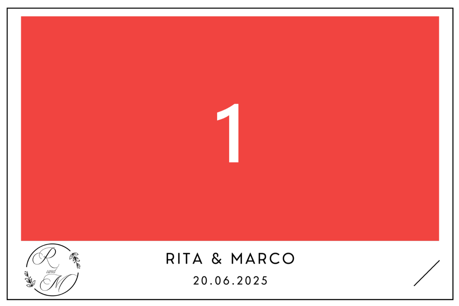 Hochzeitslayout 6 – Rustikal mit Kraftpapier-Optik