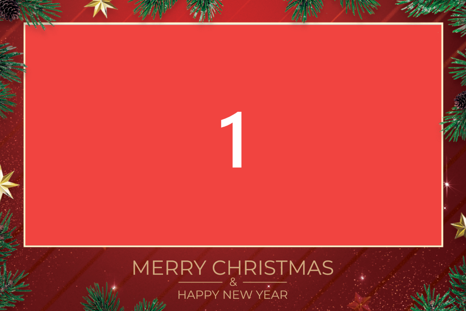 Weihnachtslayout 2 – Winterliche Schneelandschaft