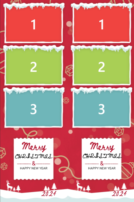 Weihnachtslayout 3 – Goldene Akzente