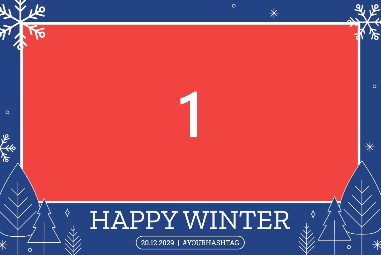 Weihnachtslayout 4 – Firmenweihnacht mit Logo