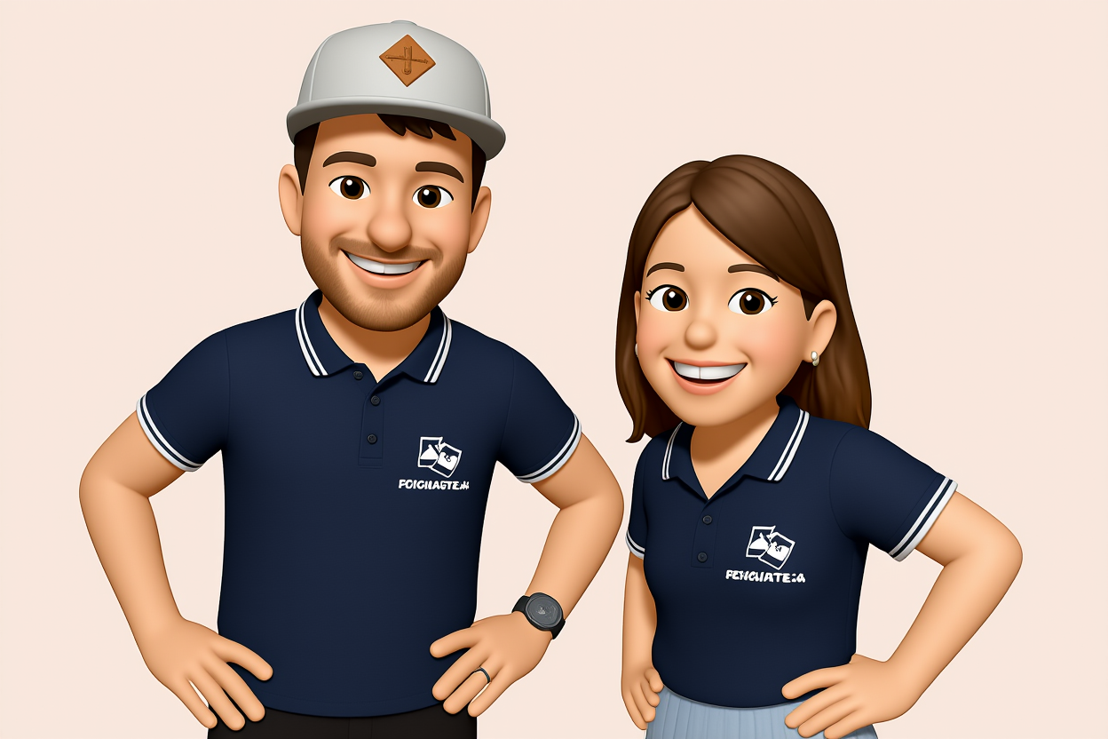 Steven und Lea Müller mit der Fotichaste-Fotobox